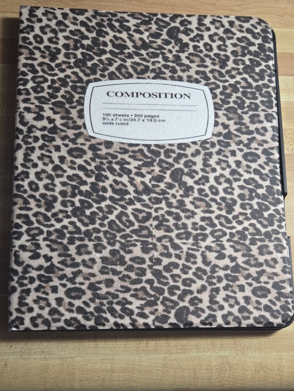 Ipad 13in M3 Leopard Print Tablet Case - Beige/Black